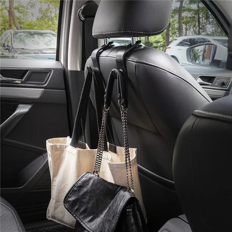 Car Headrest Hooks – Set of 4