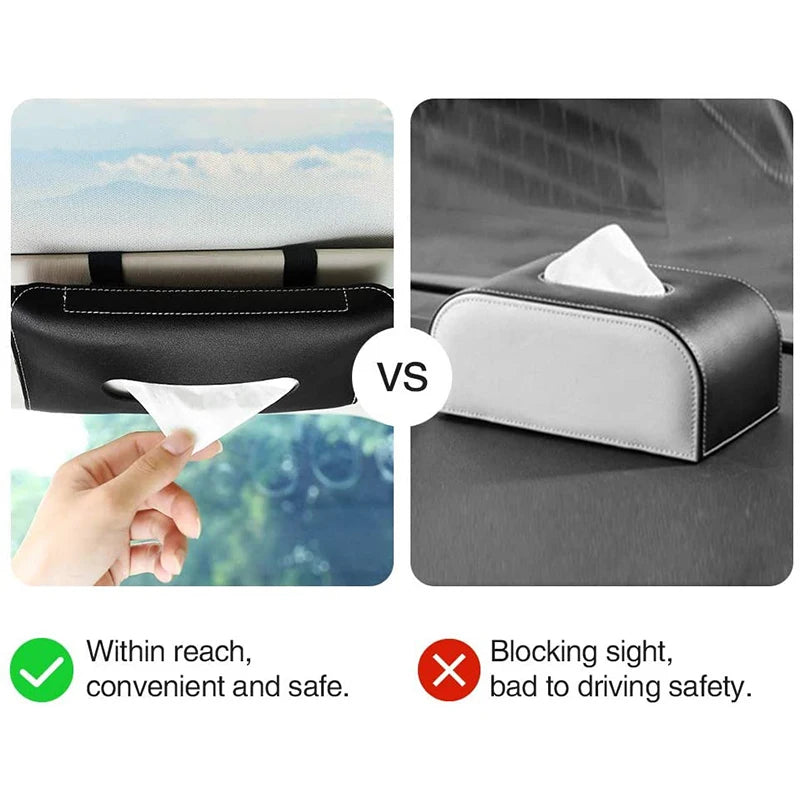 Car Sun Visor Tissue Holder