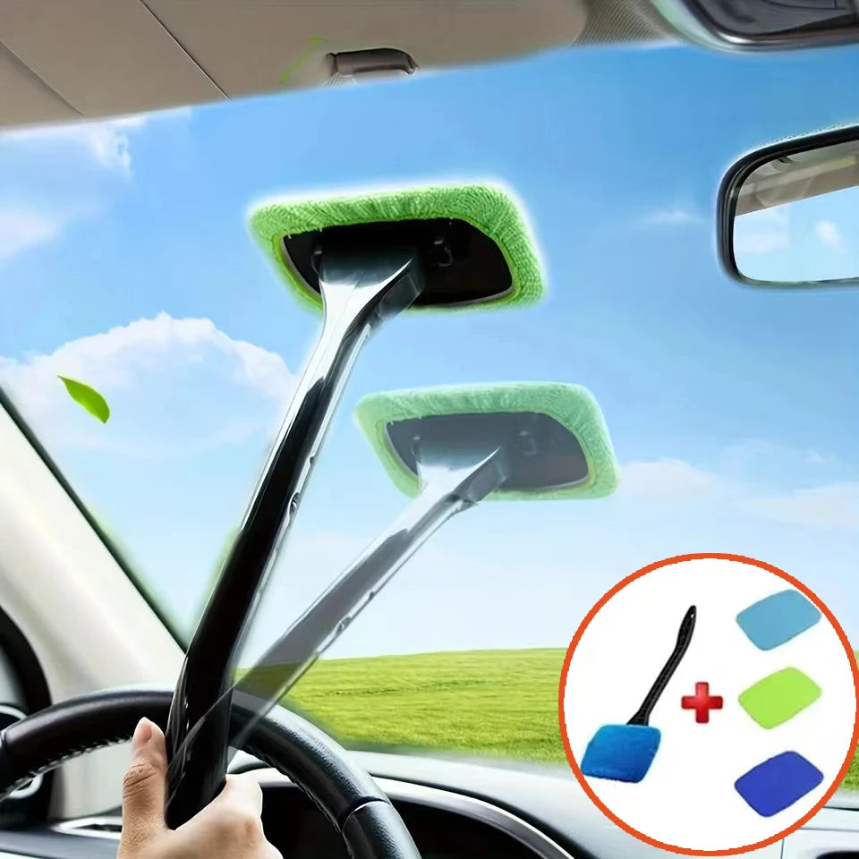 Car Windshield Cleaning Tool with Long Handle