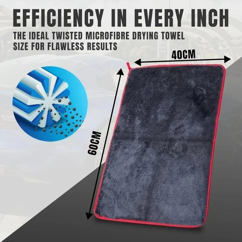 500 GSM Microfibre Car Drying Towel