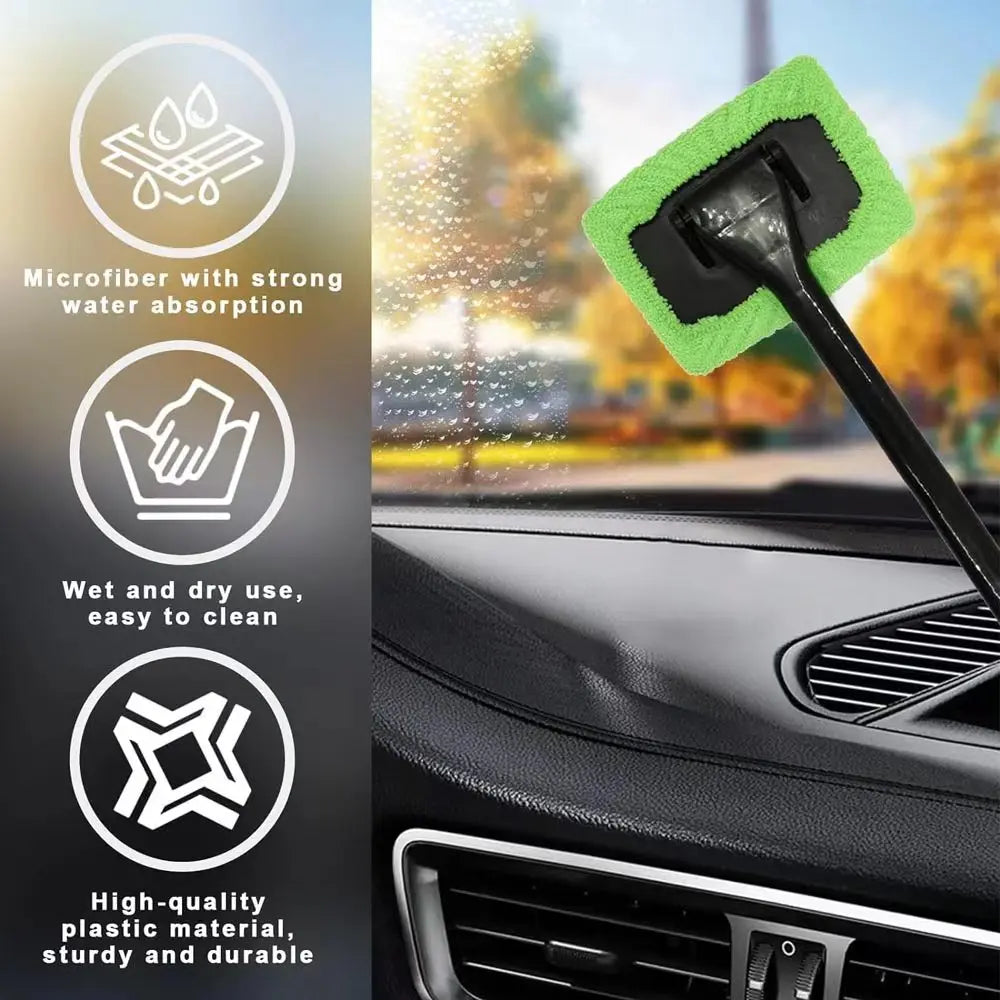 Car Windshield Cleaning Tool with Long Handle
