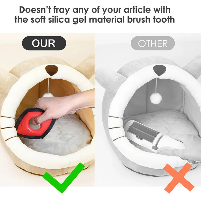 Reusable Pet Hair Remover for Car Seats & Carpets