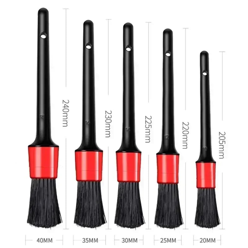 Car Interior Detailing Brushes – Set of 5