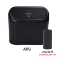 Compact Car Trash Can with Lid