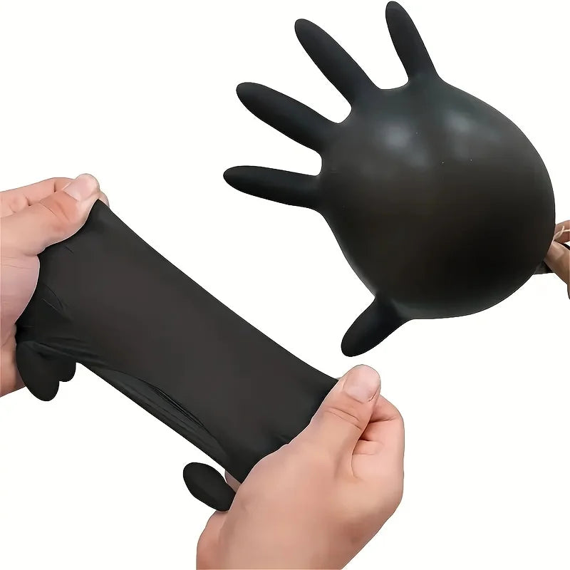 Black Disposable Detailing Gloves – 20 or 50 Gloves