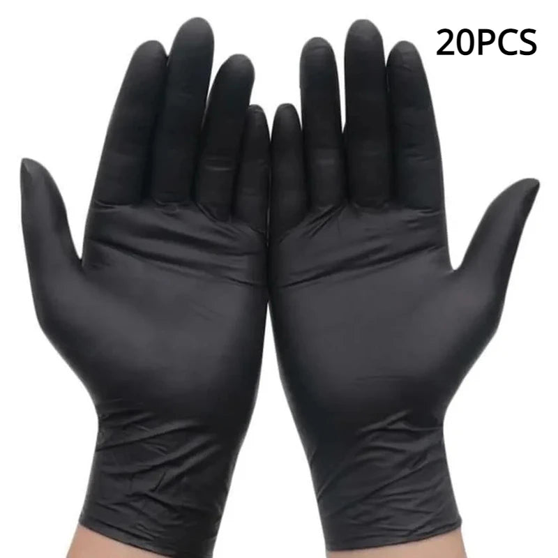 Black Disposable Detailing Gloves – 20 or 50 Gloves