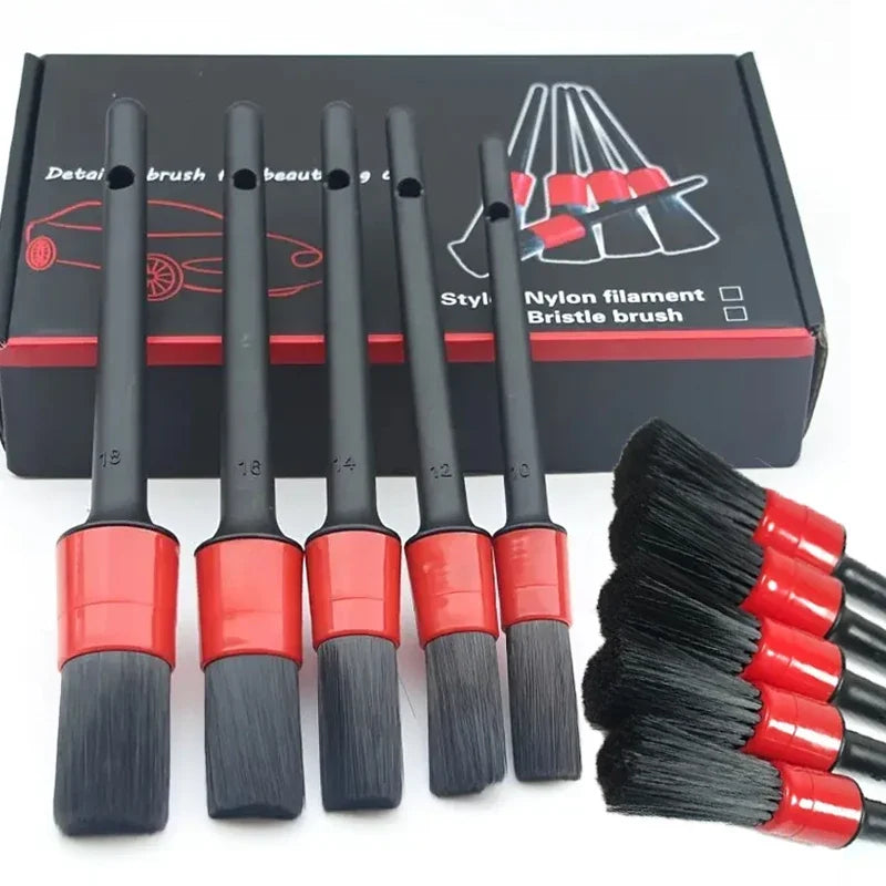 Car Interior Detailing Brushes – Set of 5