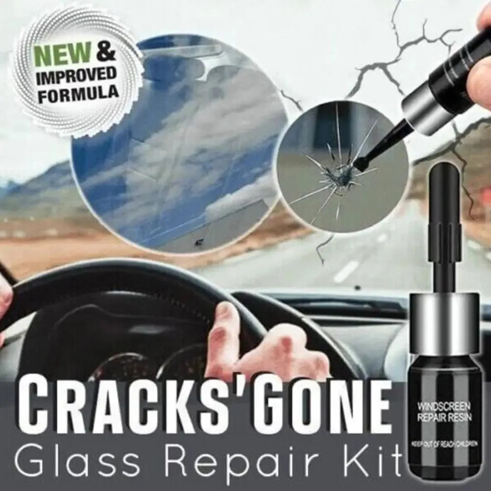 Windshield Chip & Crack Repair Resin Kit