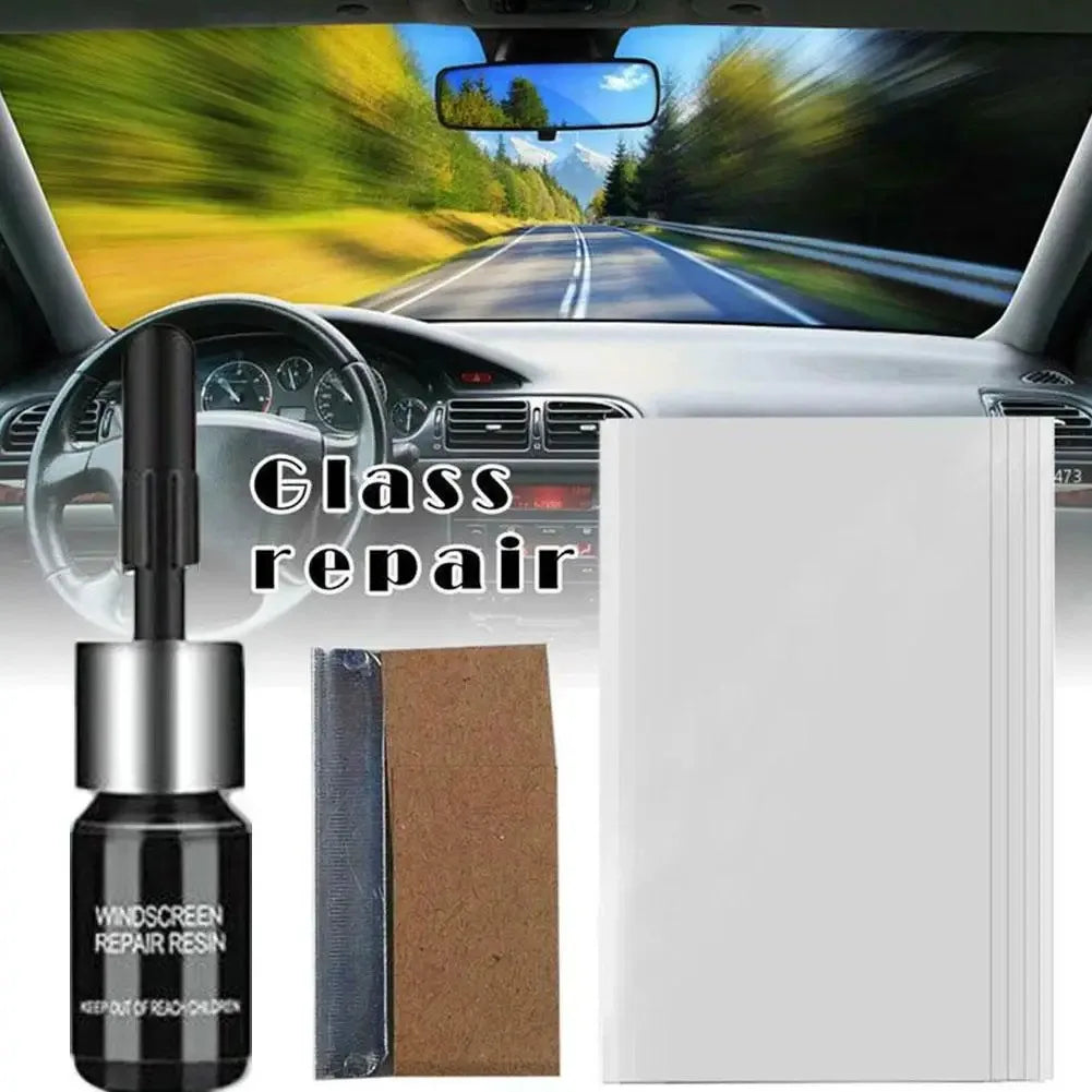 Windshield Chip & Crack Repair Resin Kit