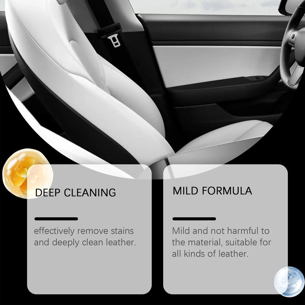 Car Leather Cleaning & Care Cream – 50 g